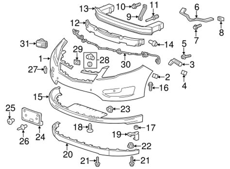 2012 chevy volt passenger front bumper heavy metal box|Bumper & Components .